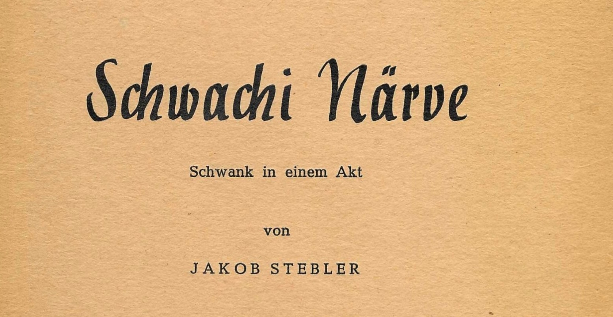 Schwachi Nerve